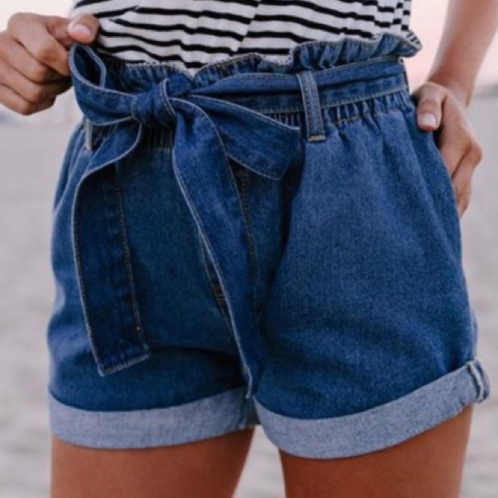 VICI paper bag shorts